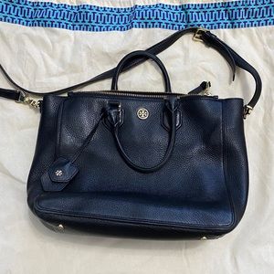 Tory Burch Black Multi Pocket Purse